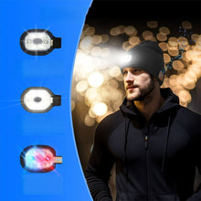 Laden Sie das Bild in den Galerie-Viewer, Bluetooth-Mütze mit LED-Licht & abnehmbaren Lautsprechern