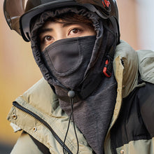 Laden Sie das Bild in den Galerie-Viewer, Kapuzengesichtsmaske mit Halswärmer für das Radfahren