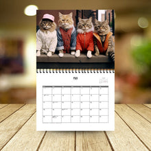 Laden Sie das Bild in den Galerie-Viewer, 2025 Stilvoller Katzenkalender/Geschenk für Katzenliebhaber