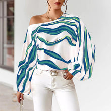 Laden Sie das Bild in den Galerie-Viewer, Trägerloses gestreiftes Hemd