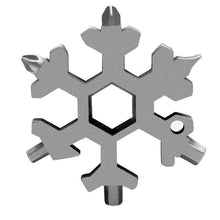 Laden Sie das Bild in den Galerie-Viewer, 18-in-1 Edelstahl Schneeflocken Multi-tool