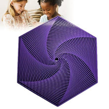 Laden Sie das Bild in den Galerie-Viewer, 🌀3D-gedrucktes Fraktal-Fidget-Sechseck