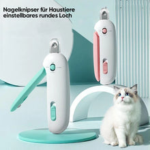 Laden Sie das Bild in den Galerie-Viewer, Katzennagelknipser mit verstellbarer Blende