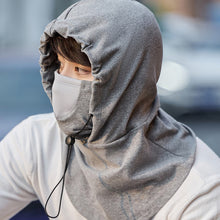 Laden Sie das Bild in den Galerie-Viewer, Kapuzengesichtsmaske mit Halswärmer für das Radfahren