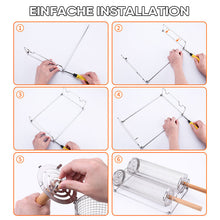 Laden Sie das Bild in den Galerie-Viewer, 304 Edelstahl Rolling Barbecue Käfig