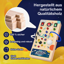 Laden Sie das Bild in den Galerie-Viewer, BESCHÄFTIGUNGSBRETT FÜR KLEINKINDER