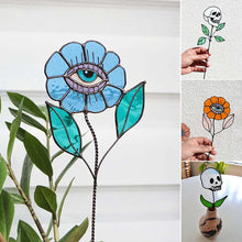 Laden Sie das Bild in den Galerie-Viewer, Frühes Halloween💀Totenkopf-Buntglaspflanze