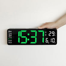 Laden Sie das Bild in den Galerie-Viewer, Verbesserte digitale Wanduhr mit großem Display 9 inches