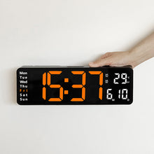 Laden Sie das Bild in den Galerie-Viewer, Verbesserte digitale Wanduhr mit großem Display 9 inches