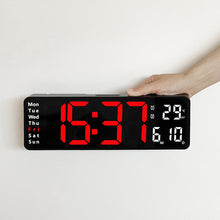 Laden Sie das Bild in den Galerie-Viewer, Verbesserte digitale Wanduhr mit großem Display 9 inches