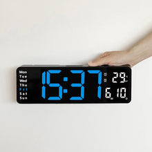 Laden Sie das Bild in den Galerie-Viewer, Verbesserte digitale Wanduhr mit großem Display 9 inches