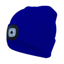 Laden Sie das Bild in den Galerie-Viewer, Abziehbar LED Stirnlampe Beanie Mütze