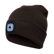Laden Sie das Bild in den Galerie-Viewer, Abziehbar LED Stirnlampe Beanie Mütze