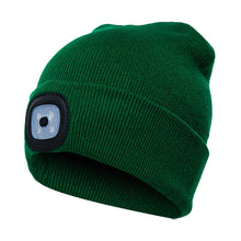 Laden Sie das Bild in den Galerie-Viewer, Abziehbar LED Stirnlampe Beanie Mütze