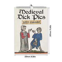 Laden Sie das Bild in den Galerie-Viewer, Mittelalterliche Schwanzbilder - Kalender 2025
