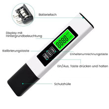 Laden Sie das Bild in den Galerie-Viewer, Neu 4 in 1 Tds Meter Digital Wasser Tester