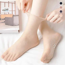 Laden Sie das Bild in den Galerie-Viewer, Unsichtbare, rutschfeste Kristallseidensocken für Frühling und Sommer