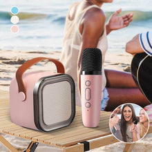 Laden Sie das Bild in den Galerie-Viewer, Mini-Karaoke-Maschine für Kinder mit drahtlosen Mikrofonen