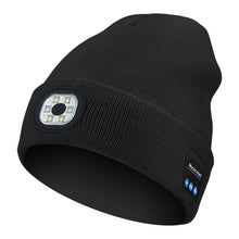 Laden Sie das Bild in den Galerie-Viewer, Bluetooth-Mütze mit LED-Licht & abnehmbaren Lautsprechern