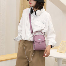 Laden Sie das Bild in den Galerie-Viewer, Leichte wasserdichte Umhängetasche mit mehreren Taschen