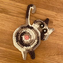 Laden Sie das Bild in den Galerie-Viewer, 😻Süßer Katzenarsch Strickuntersetzer✨