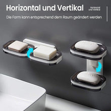 Laden Sie das Bild in den Galerie-Viewer, Doppelte Seifenschale mit Abtropfschale