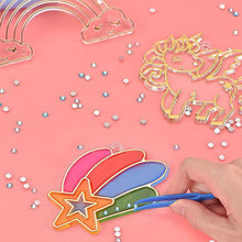 Laden Sie das Bild in den Galerie-Viewer, Weihnachtliche Kristallklebemalerei