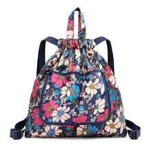 Laden Sie das Bild in den Galerie-Viewer, Faltbarer Bedruckter Nylonrucksack mit Kordelzug