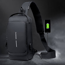 Laden Sie das Bild in den Galerie-Viewer, Lässige Multifunktionale Diebstahlsichere Brusttasche für Herren