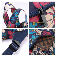 Laden Sie das Bild in den Galerie-Viewer, Faltbarer Bedruckter Nylonrucksack mit Kordelzug