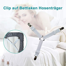 Laden Sie das Bild in den Galerie-Viewer, Bettlakenverschlüsse, 8 verstellbare Dreieckgummibänder