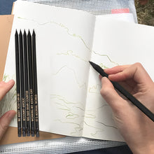 Laden Sie das Bild in den Galerie-Viewer, Professionelles Bleistiftset (5 Stück)