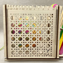 Laden Sie das Bild in den Galerie-Viewer, All-in-One-Garnschale aus Holz – multifunktionales Strickwerkzeug