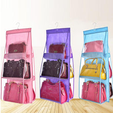 Laden Sie das Bild in den Galerie-Viewer, 6-Taschen faltbare hängende Handtasche Organizer -Miwill