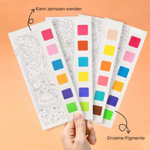 Laden Sie das Bild in den Galerie-Viewer, 🎅Aquarell-Malbuch im Taschenformat🎄🎁