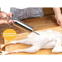 Laden Sie das Bild in den Galerie-Viewer, 304 Gewürzspritze aus Edelstahl zu marinieren Fleisch in der Küche