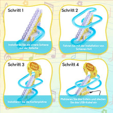 Laden Sie das Bild in den Galerie-Viewer, Elektrische Enten Slide Track mit Licht und Musik