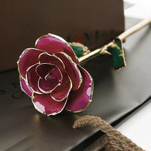 Laden Sie das Bild in den Galerie-Viewer, Blüte Ewige 24K Gold Rose