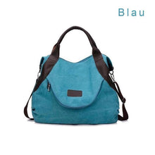 Laden Sie das Bild in den Galerie-Viewer, Segeltuch Tasche mit großer Kapazität