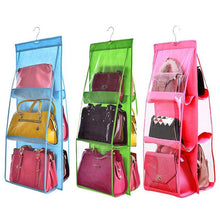 Laden Sie das Bild in den Galerie-Viewer, 6-Taschen faltbare hängende Handtasche Organizer -Miwill