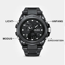 Laden Sie das Bild in den Galerie-Viewer, Multifunktionale wasserdichte elektronische Uhr