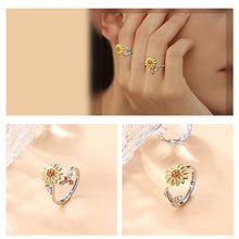 Laden Sie das Bild in den Galerie-Viewer, 💕Rotierender Sonnenblume-Ring
