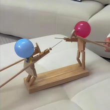 Laden Sie das Bild in den Galerie-Viewer, 🎈Handgefertigte Zaunpuppen aus Holz🎈