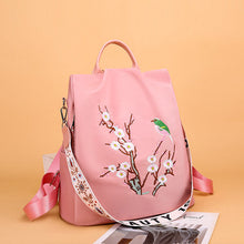 Laden Sie das Bild in den Galerie-Viewer, Vielseitiger Bestickter Leichter Diebstahlschutzrucksack