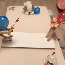 Laden Sie das Bild in den Galerie-Viewer, 🎈Handgefertigte Zaunpuppen aus Holz🎈