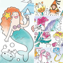 Laden Sie das Bild in den Galerie-Viewer, 🎅Aquarell-Malbuch im Taschenformat🎄🎁