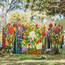 Laden Sie das Bild in den Galerie-Viewer, Kreative Blumen-Zaundekoration