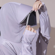 Laden Sie das Bild in den Galerie-Viewer, Eisseide UV-Schutz Windjacke mit Kapuze