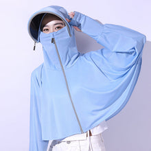 Laden Sie das Bild in den Galerie-Viewer, Eisseide UV-Schutz Windjacke mit Kapuze