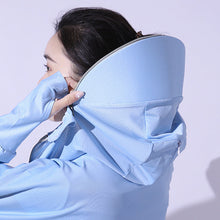 Laden Sie das Bild in den Galerie-Viewer, Eisseide UV-Schutz Windjacke mit Kapuze